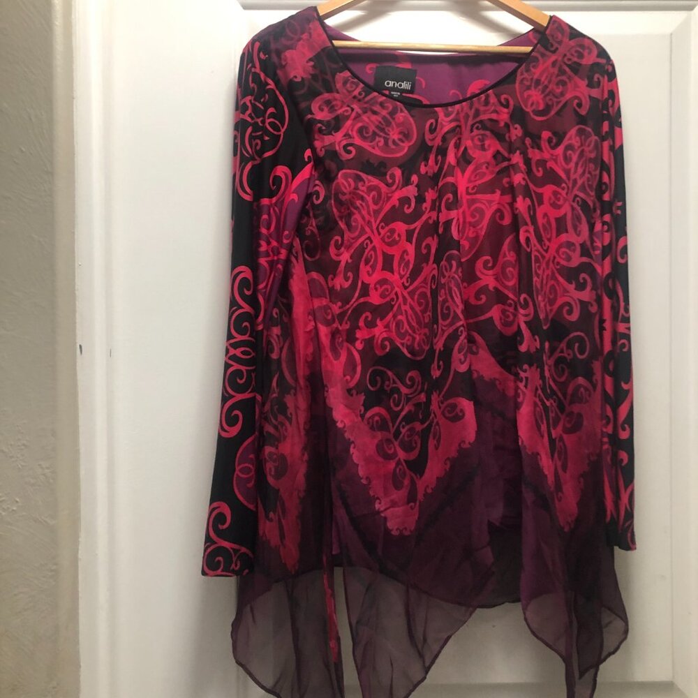 Analilis Blouse Size L SO CUTE - Picture 2 of 6